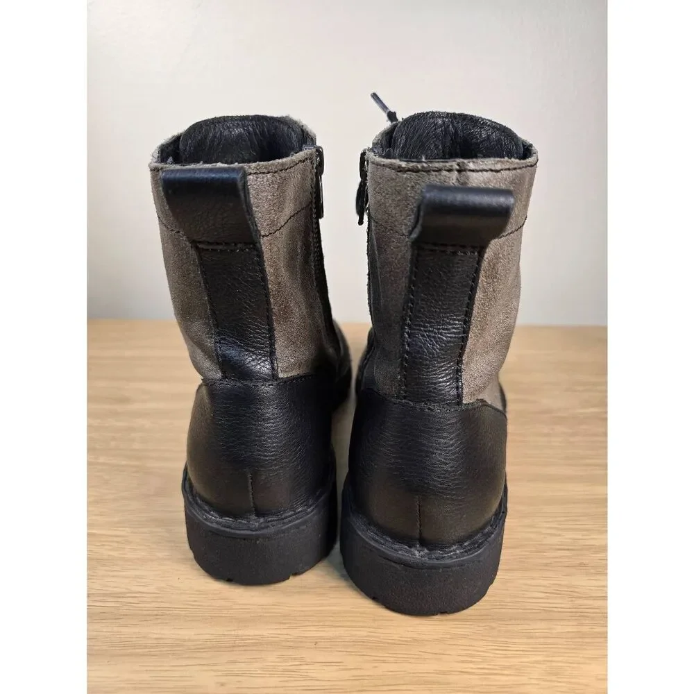 Born Malvin Black Leather Boots Men's Size 8